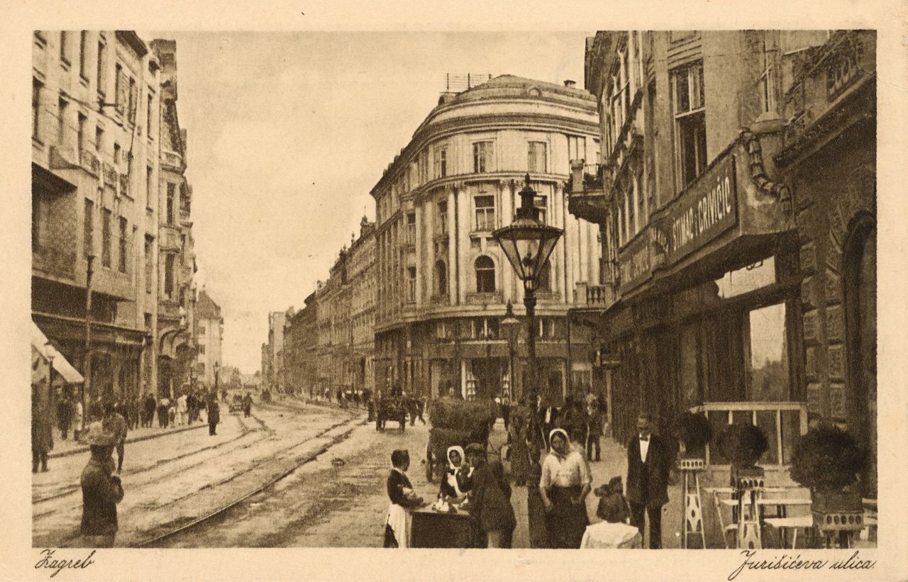 Jurišićeva ulica oko 1920. godine
